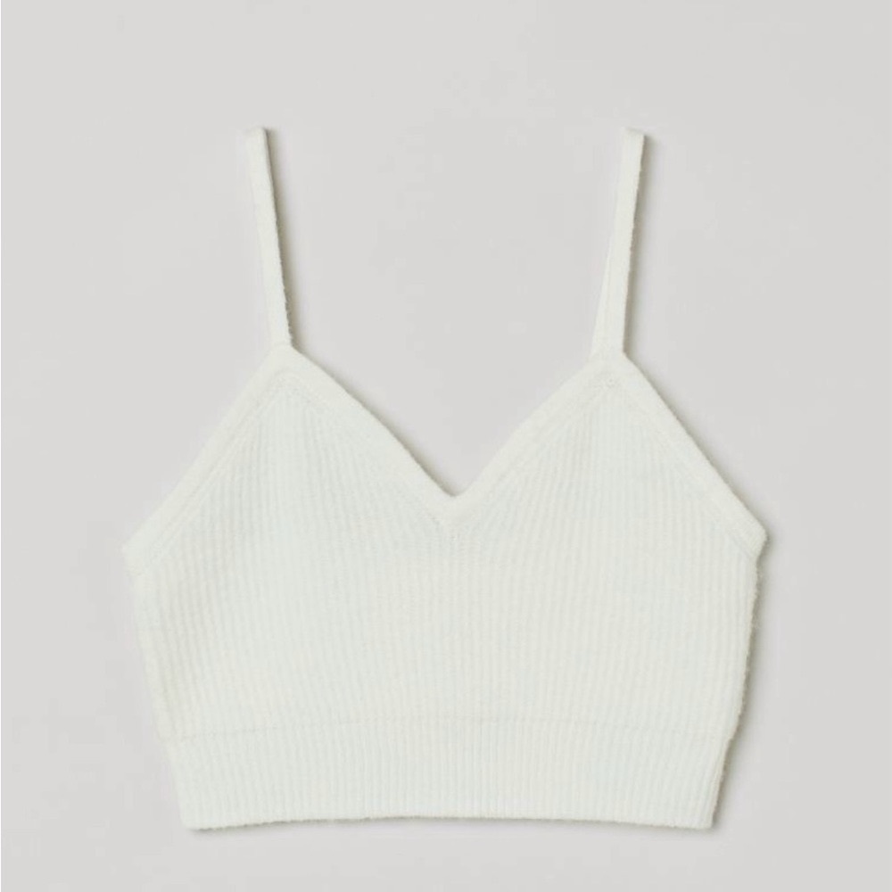 H&M Rib-Knit Top Size L